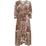 MARTA DU CHATEAU Marta Du Chateau Damen Kleid MdcLiviah Dress TabaccoHL003