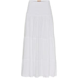 MARTA DU CHATEAU Marta Du Chateau Damen Rock 5201 Skirt Solid White