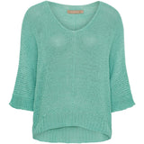 MARTA DU CHATEAU Marta Du Chateau Damen Strickjacke 7010 Knit Aqua