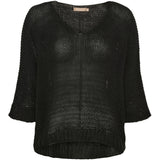 MARTA DU CHATEAU Marta Du Chateau Damen Strickjacke 7010 Knit Black