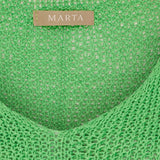MARTA DU CHATEAU Marta Du Chateau Damen Strickjacke 7010 Knit Green127