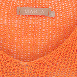 MARTA DU CHATEAU Marta Du Chateau Damen Strickjacke 7010 Knit Orange113
