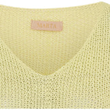 MARTA DU CHATEAU Marta Du Chateau Damen Strickjacke 7010 Knit Yellow