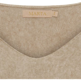 MARTA DU CHATEAU Marta Du Chateau Damen Strickjacke MDCCelina 5002 Knit Medium Beige