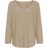 MARTA DU CHATEAU Marta Du Chateau Damen Strickjacke MDCCelina 5002 Knit Medium Beige