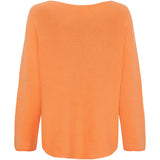 MARTA DU CHATEAU Marta Du Chateau Damen Strickjacke MDCDagmar 5001 Knit Orange Fluo