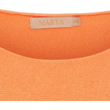 MARTA DU CHATEAU Marta Du Chateau Damen Strickjacke MDCDagmar 5001 Knit Orange Fluo