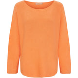 MARTA DU CHATEAU Marta Du Chateau Damen Strickjacke MDCDagmar 5001 Knit Orange Fluo