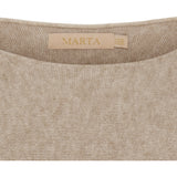 MARTA DU CHATEAU Marta Du Chateau Damen Strickjacke MdcSia 5003 Knit Medium Beige