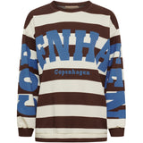 MARTA DU CHATEAU Marta Du Chateau Damen Sweatshirt MdcNerina Sweatshirt Choco/Jeans Blue