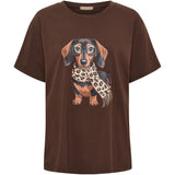 MARTA DU CHATEAU Marta Du Chateau Damen T-Shirt MDCINGE T-shirt Chocolate