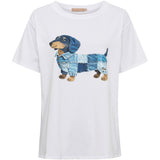MARTA DU CHATEAU Marta Du Chateau Damen T-Shirt MDCINGE T-shirt White