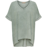 MARTA DU CHATEAU Marta Du Chateau Damen T-Shirt MdcEliska T-shirt Kaki