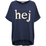 MARTA DU CHATEAU Marta Du Chateau Damen T-Shirt MdcJunia T-shirt Navy/Offwhite