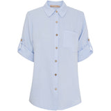 MARTA DU CHATEAU Marta du Chateau Damen Hemd MdcKiara 258354 Shirt Celeste2389