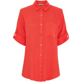 MARTA DU CHATEAU Marta du Chateau Damen Hemd MdcKiara 258354 Shirt Red5604