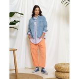 MARTA DU CHATEAU Marta du Chateau Damen Hose MdcFlorence 62786 Pant Salmone2194