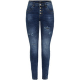 MARTA DU CHATEAU Marta du Chateau Damen Jeans MdcAmalia Mdc175-26166 Jeans Dark Blue Denim