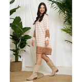 MARTA DU CHATEAU Marta du Chateau Damen Kleid MdcMariana 6427A Dress Tabacco521tpu