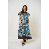 MARTA DU CHATEAU Marta du Chateau Damen Kleid MdcMuse 8405 Dress Blue/Marrone
