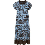 MARTA DU CHATEAU Marta du Chateau Damen Kleid MdcMuse 8405 Dress Blue/Marrone