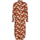 MARTA DU CHATEAU Marta du Chateau Damen Kleid MdcNatty 7617 Dress Coccio 4024
