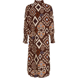 MARTA DU CHATEAU Marta du Chateau Damen Kleid MdcNatty 7617 Dress Marrone1489