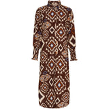 MARTA DU CHATEAU Marta du Chateau Damen Kleid MdcNatty 7617 Dress Marrone1489