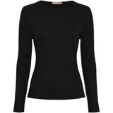 MARTA DU CHATEAU Marta du Chateau Damen Langarm T-Shirt 38915M LS Tee Black