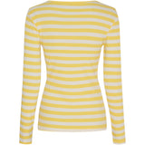 MARTA DU CHATEAU Marta du Chateau Damen Langarm T-Shirt MdcBegonia 7702 LS Tee Giallo