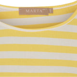 MARTA DU CHATEAU Marta du Chateau Damen Langarm T-Shirt MdcBegonia 7702 LS Tee Giallo