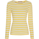 MARTA DU CHATEAU Marta du Chateau Damen Langarm T-Shirt MdcBegonia 7702 LS Tee Giallo