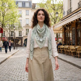 MARTA DU CHATEAU Marta du Chateau Damen Schal MdcCaitlyn FA37257 Scarf Light Green