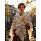 MARTA DU CHATEAU Marta du Chateau Damen Schal MdcDanna FA37254 Scarf Beige/Coffee