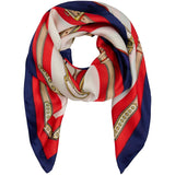 MARTA DU CHATEAU Marta du Chateau Damen Schal MdcJuline FA-Scarf Scarf Blue/Red31218