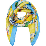 MARTA DU CHATEAU Marta du Chateau Damen Schal MdcJuline FA-Scarf Scarf Blue/Yellow3926