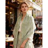 MARTA DU CHATEAU Marta du Chateau Damen Schal MdcLeah FA37258 Scarf Light Green