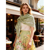 MARTA DU CHATEAU Marta du Chateau Damen Schal MdcLeah FA37258 Scarf Light Green