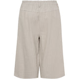 MARTA DU CHATEAU Marta du Chateau Damen Shorts MdcAdrielle 8053 Pant Beige Stripe