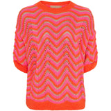 MARTA DU CHATEAU Marta du Chateau Damen Strickjacke MdcAlphonsine 2259 Knit Orange