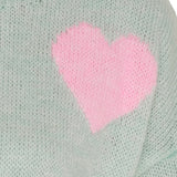 MARTA DU CHATEAU Marta du Chateau Damen Strickjacke MdcAmarante 64023 Knit Aqua/Panna/Pink