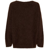 MARTA DU CHATEAU Marta du Chateau Damen Strickjacke MdcAnouk 8038 Knit Marrone