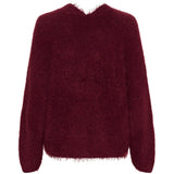 MARTA DU CHATEAU Marta du Chateau Damen Strickjacke MdcDakota 809 Cardigan Bordeaux