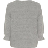 MARTA DU CHATEAU Marta du Chateau Damen Strickjacke MdcJuliana 2413 Cardigan Light Grey