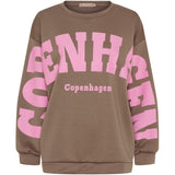 MARTA DU CHATEAU Marta du Chateau Damen Sweatshirt MdcHibiscus 22659 Sweatshirt Fango