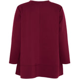 MARTA DU CHATEAU Marta du Chateau Damen Sweatshirt MdcPine 85783-1 Restudsalg Bordeaux6269