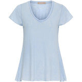 MARTA DU CHATEAU Marta du Chateau Damen T-Shirt MdcMarianna 22637 T-shirt Sky Blue