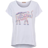 MARTA DU CHATEAU Marta du Chateau Damen T-Shirt MdcMarie 1535 T-shirt Elefant