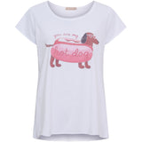 MARTA DU CHATEAU Marta du Chateau Damen T-Shirt MdcMarie 1535 T-shirt Hotdog