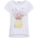 MARTA DU CHATEAU Marta du Chateau Damen T-Shirt MdcMarie 1535 T-shirt Yellow